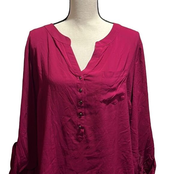 PLUS SIZE NWT Torrid challis pullover tunic - Picture 2 of 4